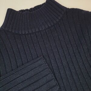 Vintage‎ South Pole Sweater Men XL Heavy Knit Turtle Neck Baggy Y2K Ribbed